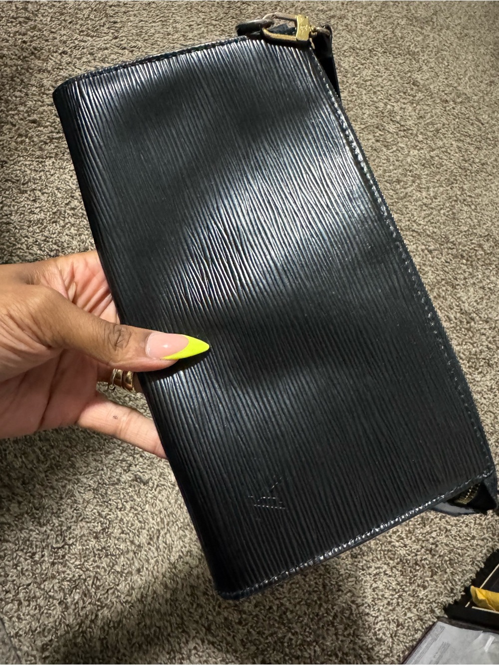 Epi leather pochette accessories  retail $1610